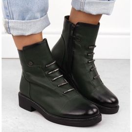 Bottes isolées Jezzi dans ASA252-5 JEZ437B vert 13