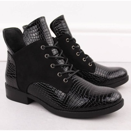 Vinceza Vincez Boots en 16477 Jan348a noir 2