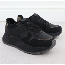 Chaussures sur la plate-forme Big Star dans SS274007 INT2170 noir 2