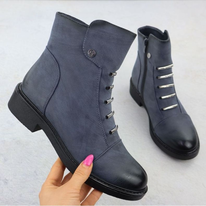 Bottes isolées Jezzi dans ASA252-5 JEZ437E bleu 1