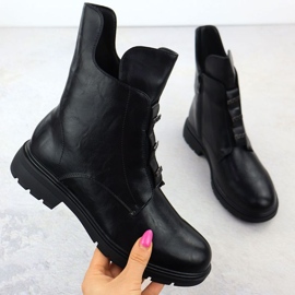 Bottes de jezzi isolées dans MR2501-4 JEZ454A le noir 1