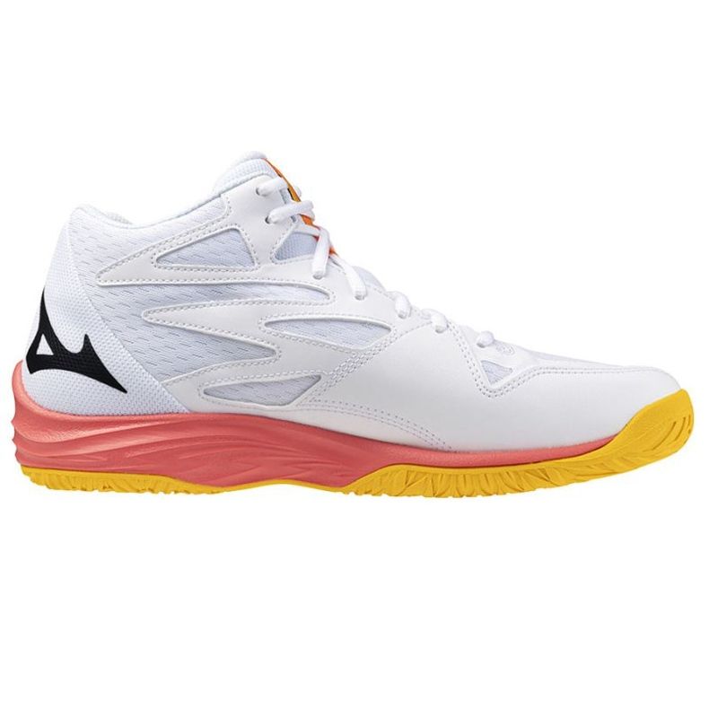Mizuno Thunder Blade Chaussures avec Mid V1GA237598 blanche 2