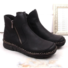 Bottes isolées confortables Rieker W RKR612 noir le noir 21