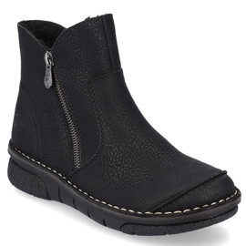 Bottes isolées confortables Rieker W RKR612 noir le noir 26