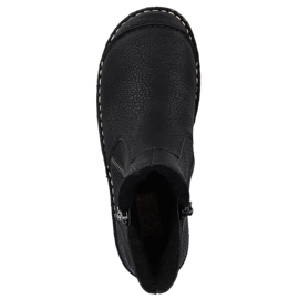 Bottes isolées confortables Rieker W RKR612 noir le noir 29