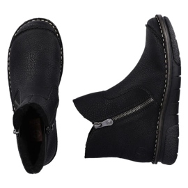 Bottes isolées confortables Rieker W RKR612 noir le noir 32
