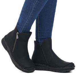 Bottes isolées confortables Rieker W RKR612 noir le noir 34