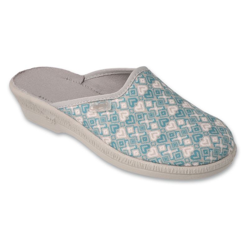 Befado chaussons femme avec motifs pu 219D485 gris 1
