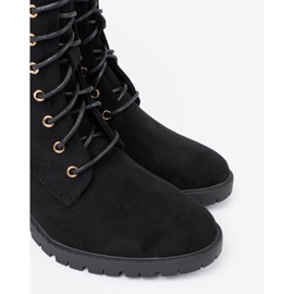 Shelvt Bottes noires confortables avec une orteil rond le noir 6