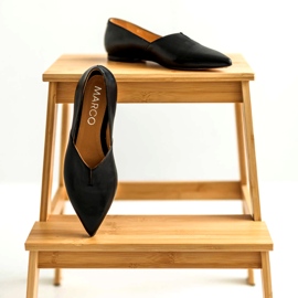 Marco Shoes Ballerinas Black Women Marco 1285 avec une coupe -out le noir 2 Marco Shoes Ballerinas Black Women Marco 1285 avec une coupe -out le noir 2