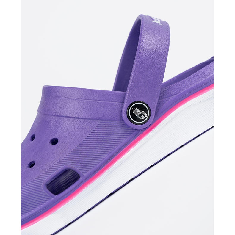 Shelvt Chaussures de crocs violettes 1