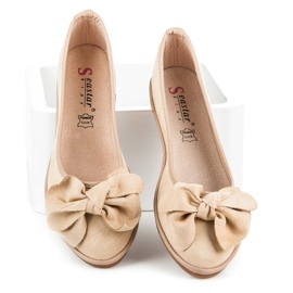 Seastar Ballerines en daim brun 1