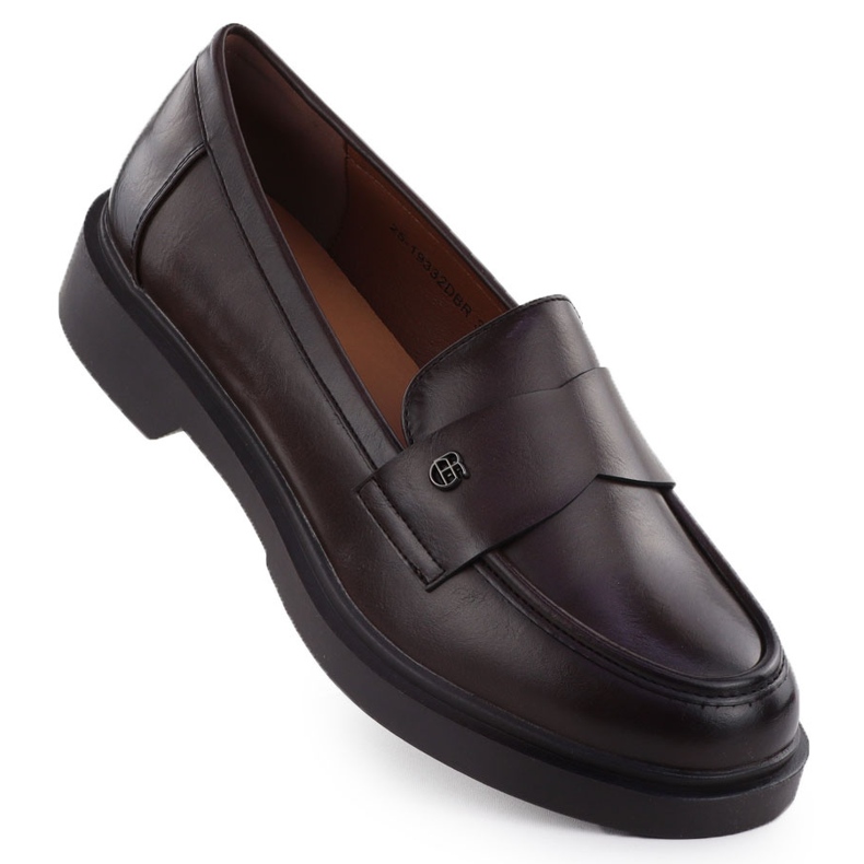 Chaussures Locons pour femmes Lords Brown Potocki JE19332 brun 1