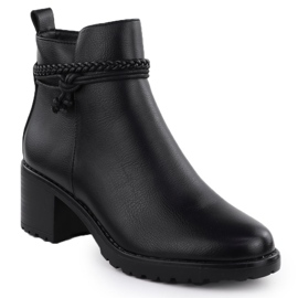 Boots isolés des femmes Black Potocki Z25-SZ12690- le noir 1