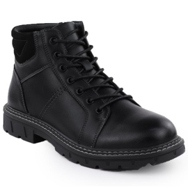Bottes pour hommes Bottes isolées pour les curseurs noirs Vanhorn An71307 le noir 1
