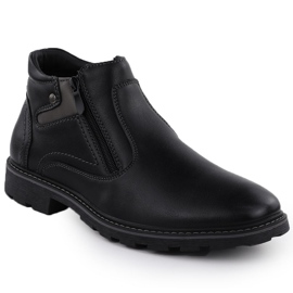 Bottes masculines Bottes isolées pour les curseurs noirs Vanhorn An71309 1