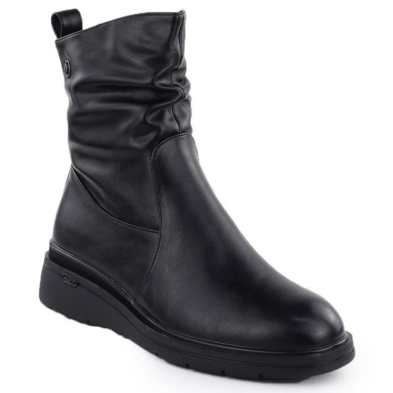 Bottes de femmes sur les cales Black Vinceza 26-58557 noir 1