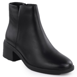 Bottes de femmes isolées sur le Black Sergio Leone BT25239 noir 1