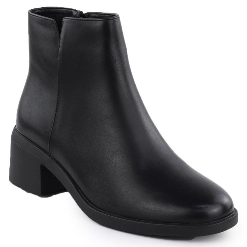 Bottes de femmes isolées sur le Black Sergio Leone BT25239 noir 1