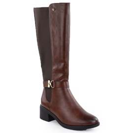 Boots bruns féminins Evento 25KZ02-9430 1