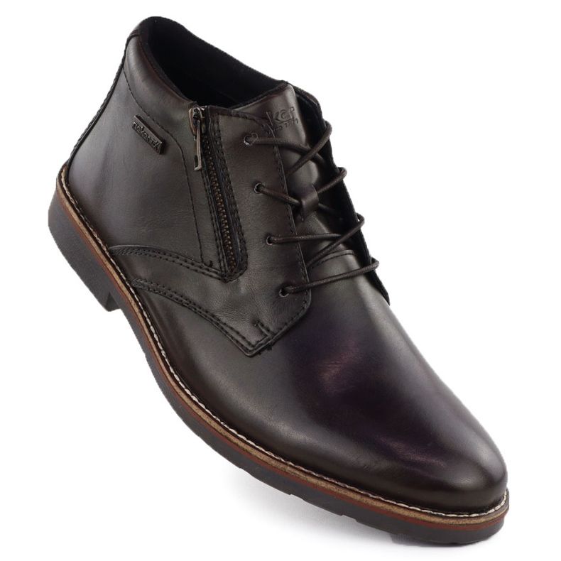 Rieker brun marron non isolé en cuir 15324-25 2