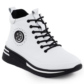 FILIPPO DBT4215 COUPES DE CUIR blanche 1 FILIPPO DBT4215 COUPES DE CUIR blanche 1