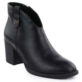 Bottes de femmes sur le message noir Jezzi ASA250-11 le noir 1