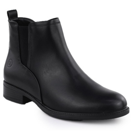 Bottes en cuir pour femmes isolées Noir Sergio Leone BT25091 1