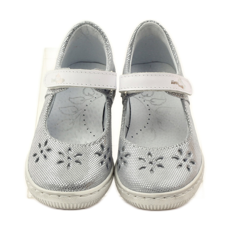 Ballerines fille fleurs Ren But 3285 gris 4 Ballerines fille fleurs Ren But 3285 gris 4