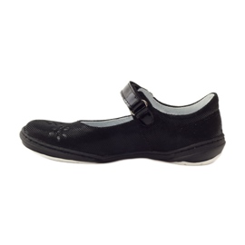 Ballerines fille fleurs Ren But 4351 le noir 2