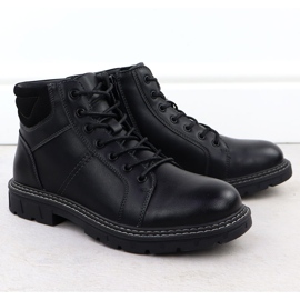 Bottes pour hommes Bottes isolées pour les curseurs noirs Vanhorn An71307 2