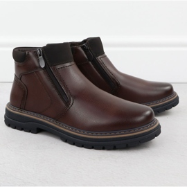 Bottes masculines isolées Brown Sliders Vanhorn An71317 2