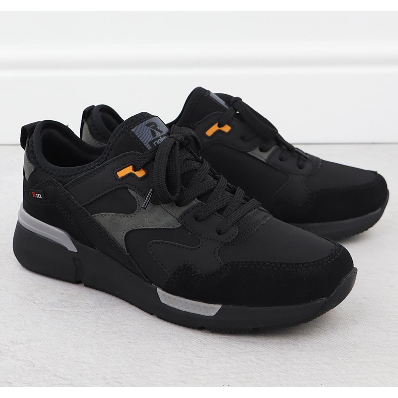 Chaussures de sport imperméables Black Rieker U1403-01 2