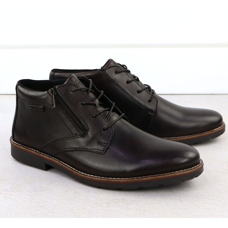 Rieker brun marron non isolé en cuir 15324-25 1