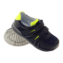 Ren But Chaussures Ren pour Velcro 3282 bleu marine multicolore vert 3