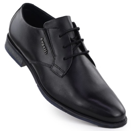Chaussures officielles en cuir Bugatti noire pour hommes SS153157 1