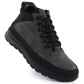 Troupes à lacets isolées UniSoft gris masculin 25mn02-9434 1