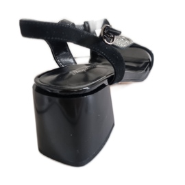 Sandales féminines Angel Blue TN6415 Black High Talons le noir 1