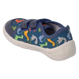 Befado chaussons enfant à motifs dinosaures 908P011 bleu 1 Befado chaussons enfant à motifs dinosaures 908P011 bleu 1