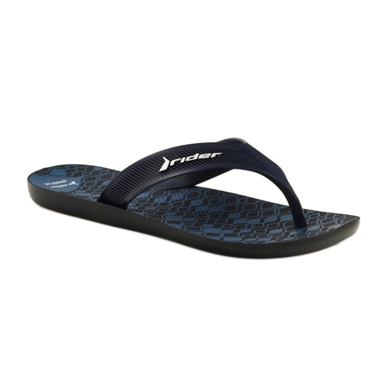 Chaussons homme Rider 11073 bleu marine le noir 1 Chaussons homme Rider 11073 bleu marine le noir 1