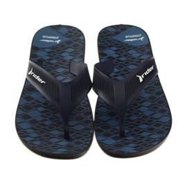 Chaussons homme Rider 11073 bleu marine le noir 4 Chaussons homme Rider 11073 bleu marine le noir 4