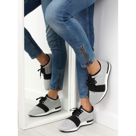 Gris 16-515 chaussures de sport grises le noir 1