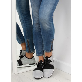 Gris 16-515 chaussures de sport grises le noir 2