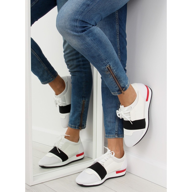 Blanc 16-515 Chaussures de sport BLANC / ROUGE le noir blanche 1 Blanc 16-515 Chaussures de sport BLANC / ROUGE le noir blanche 1