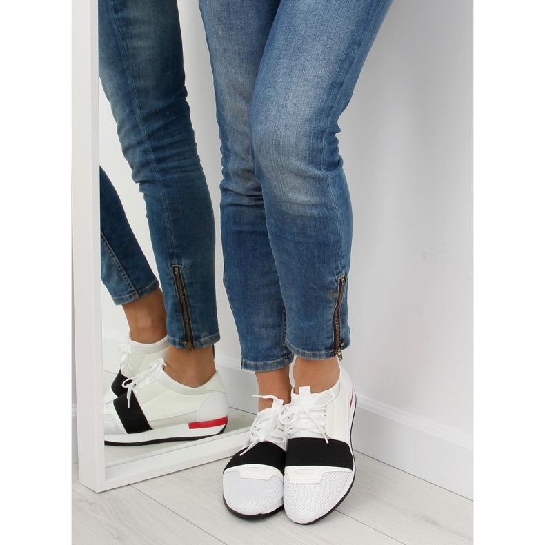 Blanc 16-515 Chaussures de sport BLANC / ROUGE le noir blanche 2 Blanc 16-515 Chaussures de sport BLANC / ROUGE le noir blanche 2