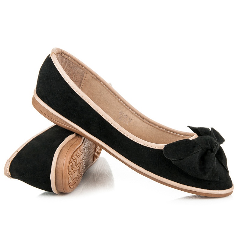 Seastar Ballerines en daim le noir 1