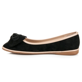 Seastar Ballerines en daim le noir 3