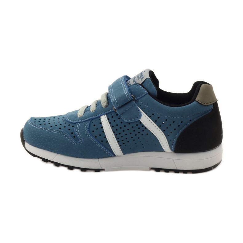 American Club Incrustation en cuir américain sport ADI gris bleu noir blanc 2