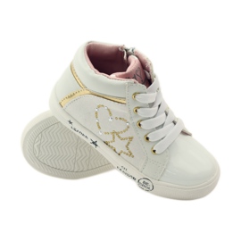 American Club Le cœur américain de la sportive jaune blanc 3