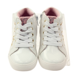 American Club Le cœur américain de la sportive jaune blanc 4